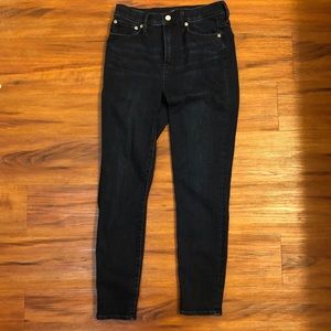 J.Crew Dark Wash 9” High Rise Jeans